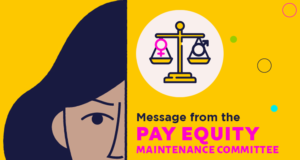 Message from the Pay Equity Maintenance Committee