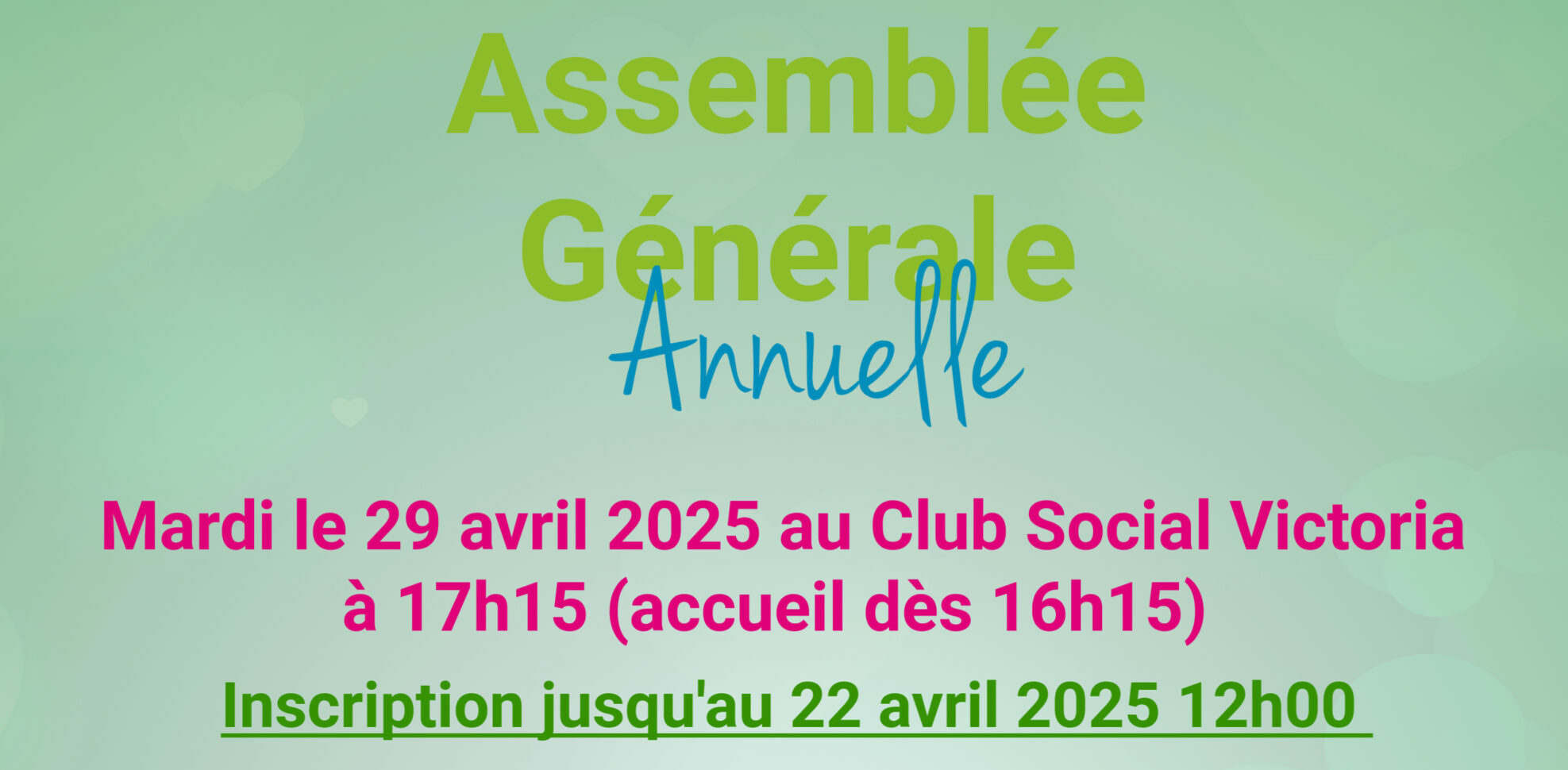 Assemblée générale annuelle 2025