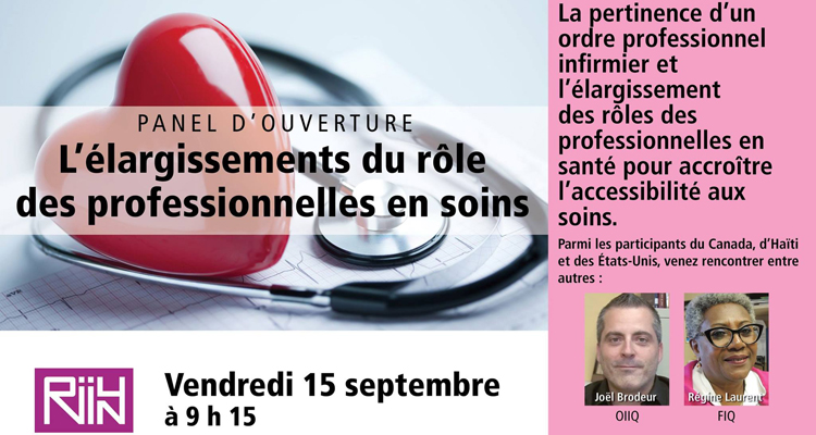 La FIQ participait au Colloque du 40e anniversaire du Ralliement des Infirmières et Infirmières Auxiliaires Haïtiennes de Montréal (RIIAH)