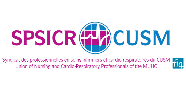 L’APTS-CUSM, la CSN-SECUSM et le SPSICR du CUSM-FIQ envoient une lettre de revendication au ministre de la Santé