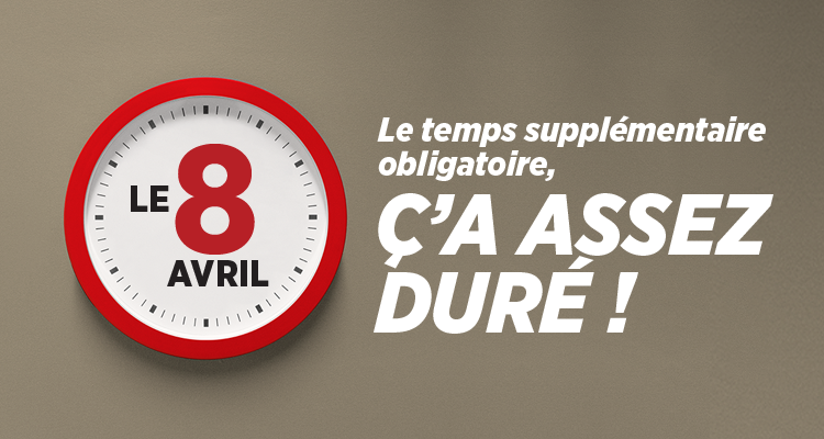 Journée sans TSO – Décision du Tribunal administratif du travail : une juge reconnaît enfin que le temps supplémentaire obligatoire doit être utilisé lors de situations urgentes et exceptionnelles