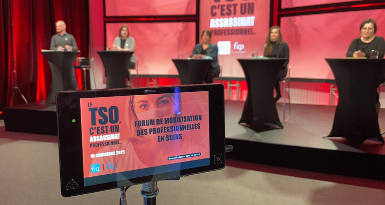 Forum sur le TSO : « M. Dubé doit prendre ses responsabilités pour sauver le réseau public de santé » disent les participantes