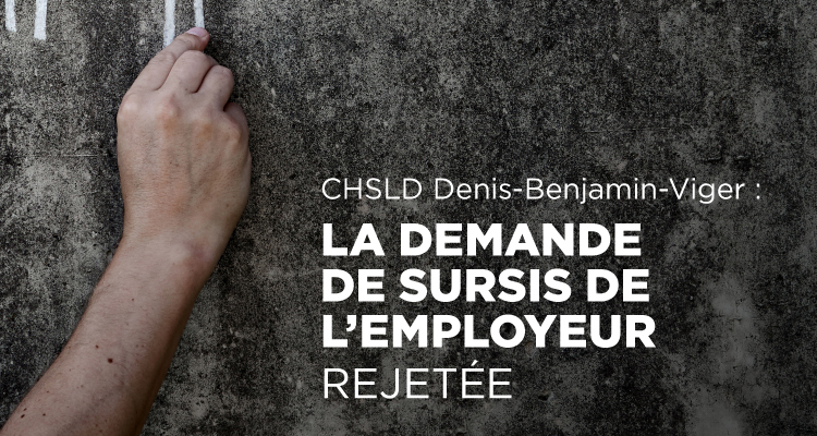 Une victoire pour le Syndicat des professionnelles en soins de santé de l’Ouest-de-l’Île-de-Montréal et la FIQ!