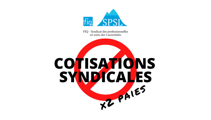 Congé de cotisations syndicales