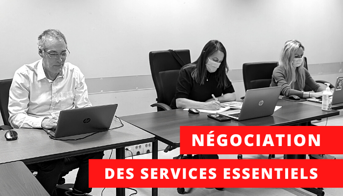 Négociation des services essentiels