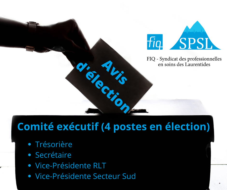 Élections au Comité exécutif